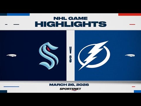 NHL Highlights | Kraken vs. Lightning - March 26, 2026