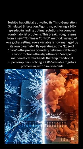 The "Edge of Chaos" Optimization Breakthrough #techfacts #tosiba #bifurcation