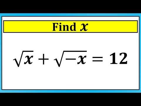 Nice Algebra Math Problem | Find the Value of X
