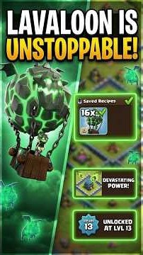 Ultimate Lavaloon Attack Strategy | Clash of Clans #clashofclans #coc #gameshorts