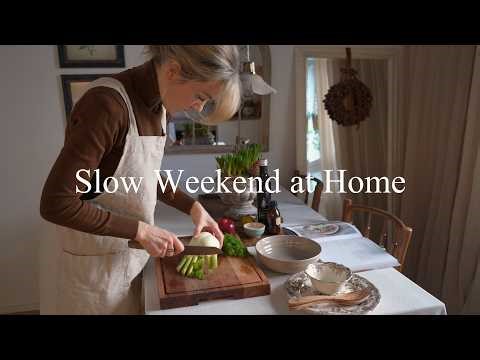 A Slow Weekend at Home | Healthy Salads & Balcony Prep 🌱