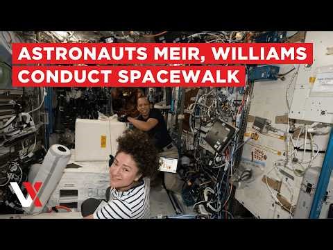 LIVE | NASA Astronauts Complete 6.5-Hour Spacewalk To Upgrade ISS Solar Arrays | VERTEX