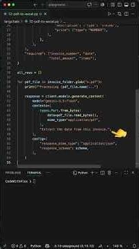 How to Auto-Extract PDF Invoices Into Excel With Python and Gemini AI