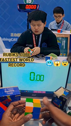 Rubik’s Cube World Record 😱 | Fastest Solve Ever ⚡ | Can YOU Beat This?