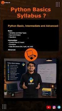 Python Basics for Beginners | Start Learning Python the Right Way | PythonLife