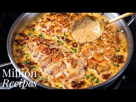 I Make This Creamy Chicken 3 Times a Week! 😋 in One Skillet
