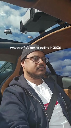 we are not ready for Uber drivers in the Z-Axis #teslaroadster #traffic #uber #teslaflyingcarpets #fyp