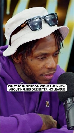 What Josh Gordon wishes he knew about NFL before playing #nfl #sports #shorts
