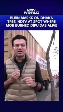 Bangladesh Unrest | Burn Marks On Dhaka Tree: NDTV At Spot Where Mob Burned Dipu Das Alive