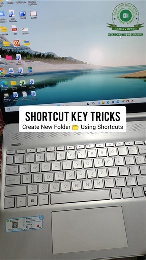 Create a New Folder in seconds with Ctrl + Shift + N 📂⚡ Save time and stay organized like a pro!