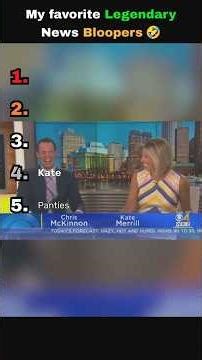 My Favorite Legendary News Bloopers