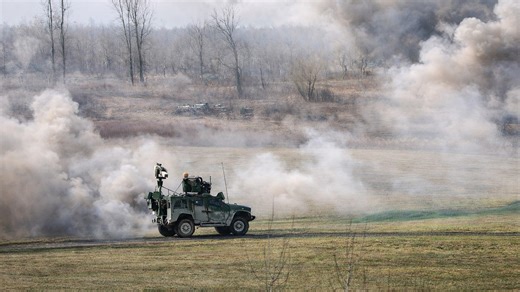 Live fire exercise showcases modern Army combat systems
