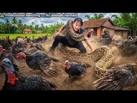 72 HOURS of Horror: Trapped with a GIANT PYTHON on the FARM