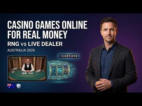 🎰 Casino Games Online for Real Money: RNG vs Live Dealer Explained 🇦🇺