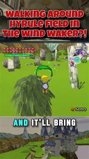 Glitch into Hyrule Field in Zelda The Wind Waker
