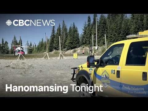 Dramatic helicopter rescue unfolds for stranded hiker on Vancouver Island | Hanomansing Tonight