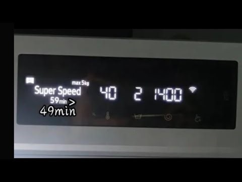 Samsung Bespoke AI WW11BB704DGW - Super Speed 40° - Full Cycle 
