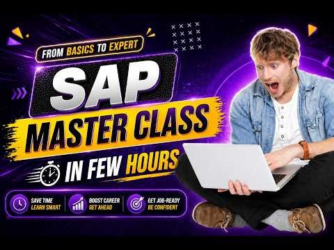 Complete SAP Guide in 50 Minutes 🚀 Master Class by Sarthak Sir | ZebLearn 2026