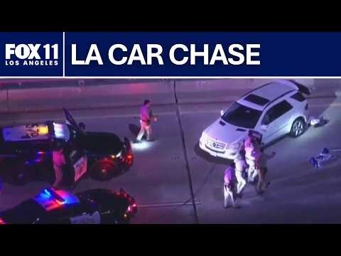Police chase in Los Angeles County