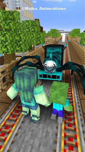 Choo Choo Charles Saves Zombie’s Family from Thomas!