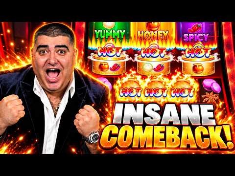 One of My CRAZIEST COMEBACKS EVER - HUNDREDS of JACKPOTS! 🤯🔥