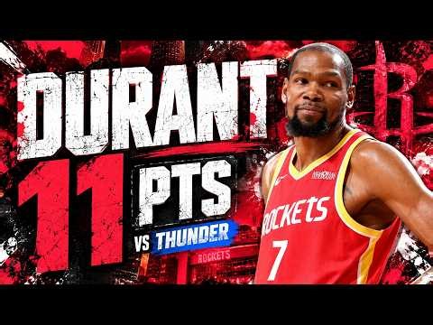 Kevin Durant 11 pts vs Thunder 2026 Preseason