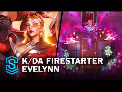 K/DA FIRESTARTER Evelynn Skin Spotlight - Pre-Release - PBE Preview - League of Legends
