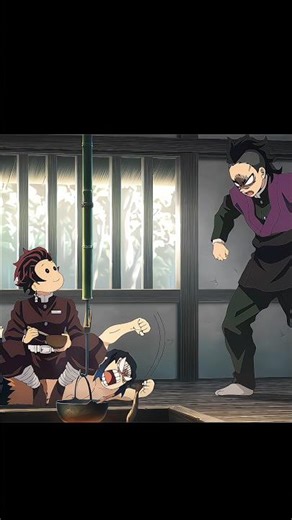 genya and inosuke start the fight...meanwhile tanjiro🔥⚡️#demonslayer #kimetsunoyaiba #funny