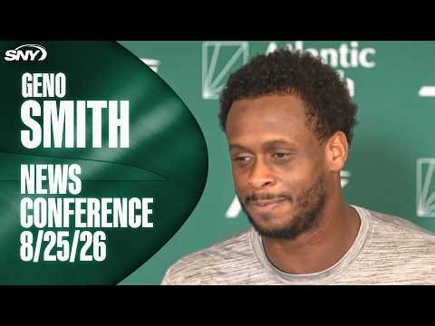 Geno Smith talks eagerness for Jets-Titans season opener, staying focused on remainder of camp