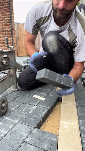 Satisfying Block Cutting & Paving ASMR | Elchris Construction