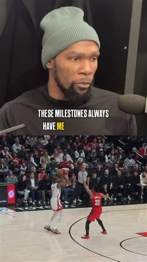 NBA on Instagram: "KD reflects on another career achievement… passing Wilt Chamberlain for 7th on the all-time scoring list!"