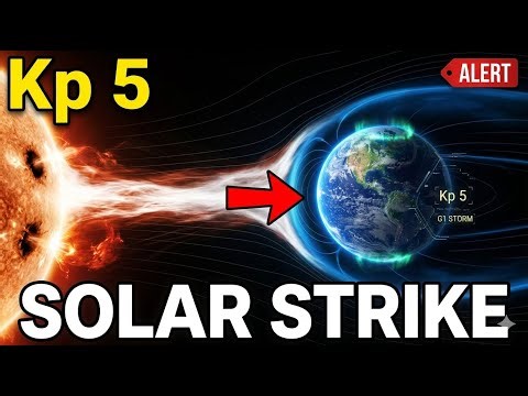 ⚠️ALERT! Dangerous G1 Solar Storm threatens Earth tonight