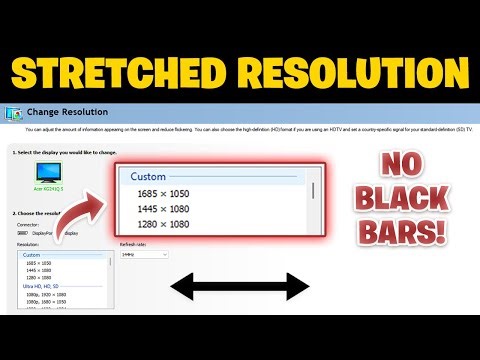 How to Get Stretched Resolution on ANY PC and Laptop (NVIDIA Control Panel)