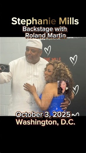 Stephanie Mills Backstage with Roland Martin October 3, 2025