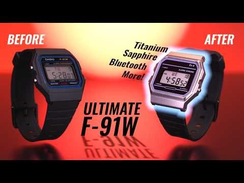 Casio F-91W Mods Are Getting Out Of Hand | Heeler Ti-1 Mod Kit