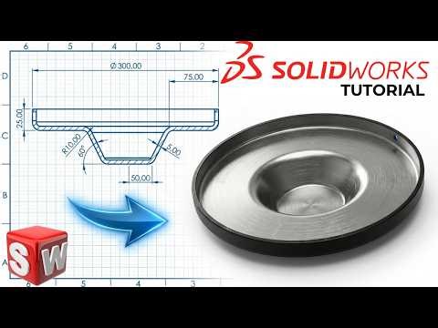 Solidworks From Zero | Beginner Step-by-Step Modeling Tutorial #06
