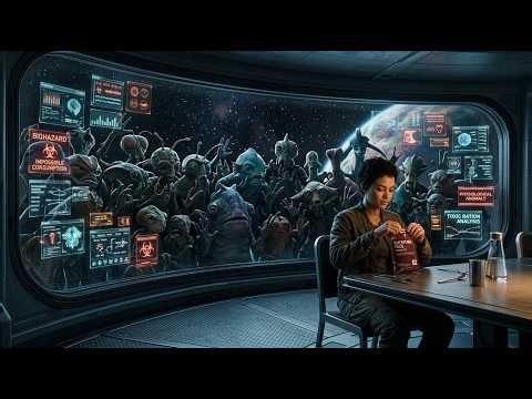The Alien Students Watched the Human Girl Eat… Then Everything Made Sense | Best HFY Stories