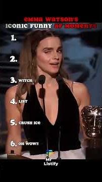 Emma Watson's Iconic AF Moment!! #emmawatson #ranking