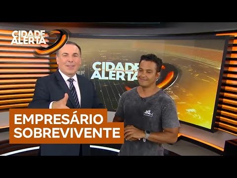 Empresário resgatado após pane em embarcação fala com exclusividade ao Cidade Alerta