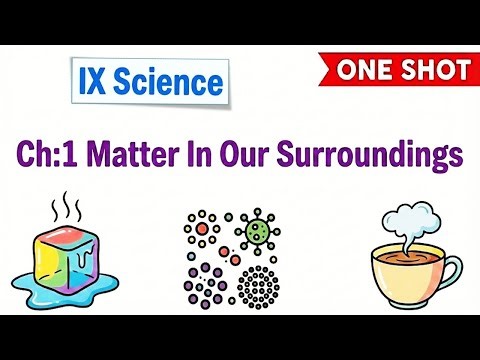IX - Ch:01 - Matter in our surrounding ............ Full chapter - One shot video (IX - Science )