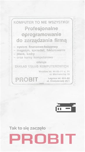🖥️ 1990 rok. Ekrany CRT, początki cyfryzacji i księgowość w zupełnie innym wydaniu. To wtedy skrzyżowały się dwie perspektywy. Elżbieta i Wojciech Zawadzcy dostrzegli, że dzięki technologii… | PROBIT
