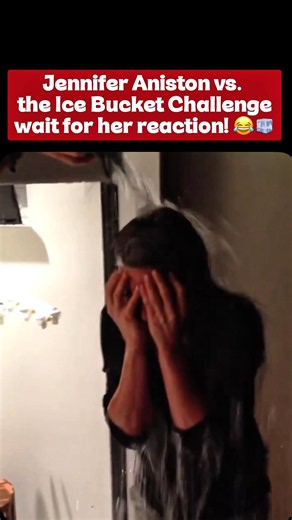 Jennifer Aniston vs. the Ice Bucket Challenge! 😂🧊 Her Reaction Says It All 🤣