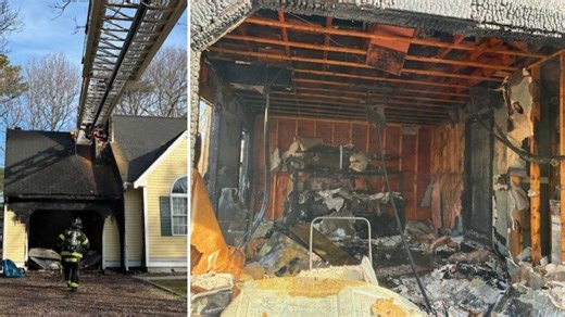 E-bike battery explosion sparks large garage fire in Falmouth, officials say