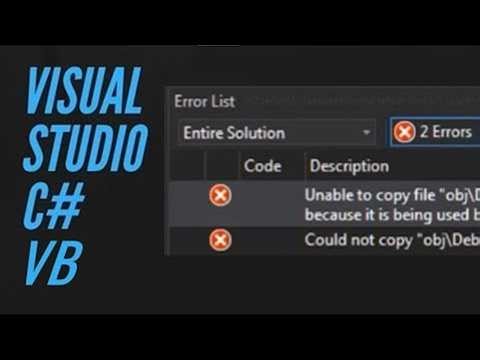SOLVED Unable to copy a file from obj Winform Visual Studio
