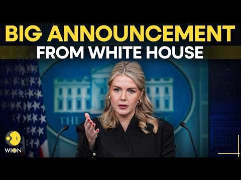 White House LIVE: White House Press Secretary Karoline Leavitt Holds Media Briefing | WION