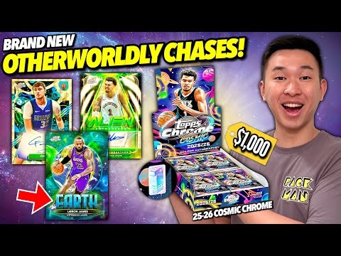 The new Topps Cosmic Chrome Basketball is OUT OF THIS WORLD! 👽🔥 2025-26 Cosmic FDI Hobby Box Review