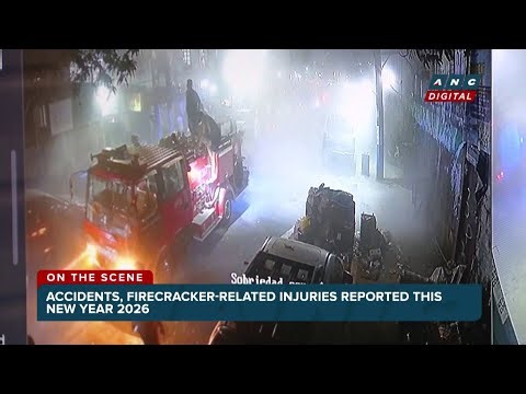 LOOK: CCTV footage shows residential area in Tondo rocked by explosion after New Year countdown| ANC