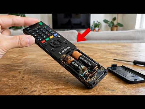 Once you know this secret, you'll never throw your TV remote in the trash again! How to fix a remote