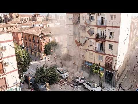 Spain Hit by Powerful M4.8 Earthquake! Multiple Buildings Damaged in Granada, Panic in the Streets