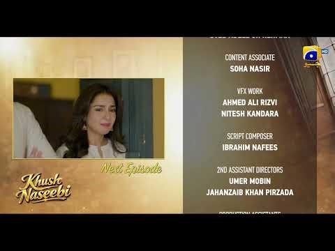 Khush Naseebi Episode 54 Teaser - Geo Entertainment